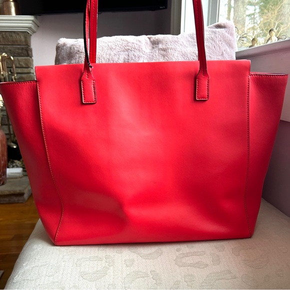 Kate Spade Large Geranium Taden Sawyer Street Leather Tote - Picture 3 of 16